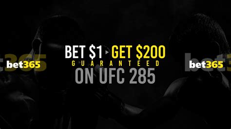 bet365 ufc odds